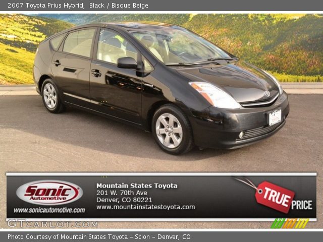 2007 Toyota Prius Hybrid in Black