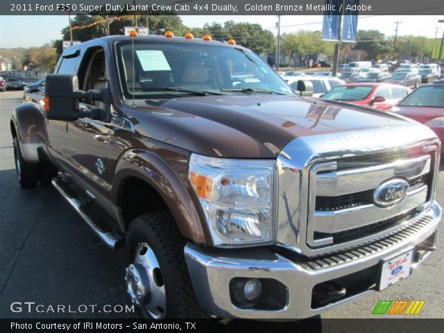 2011 Ford F350 Super Duty Lariat Crew Cab 4x4 Dually in Golden Bronze Metallic