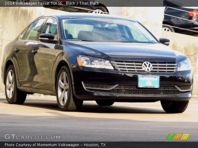 2014 Volkswagen Passat TDI SE in Black