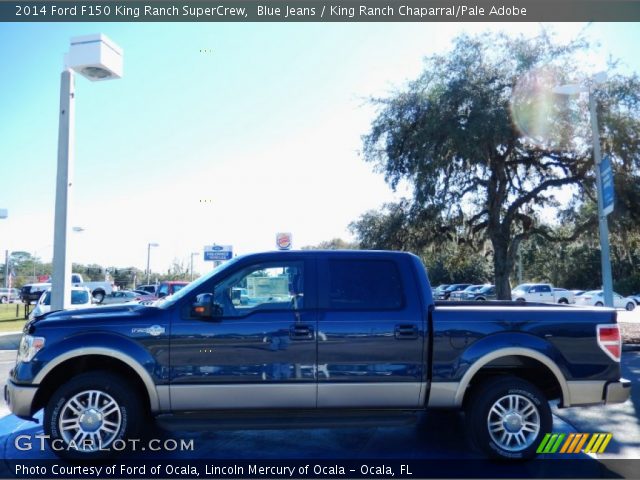 2014 Ford F150 King Ranch SuperCrew in Blue Jeans