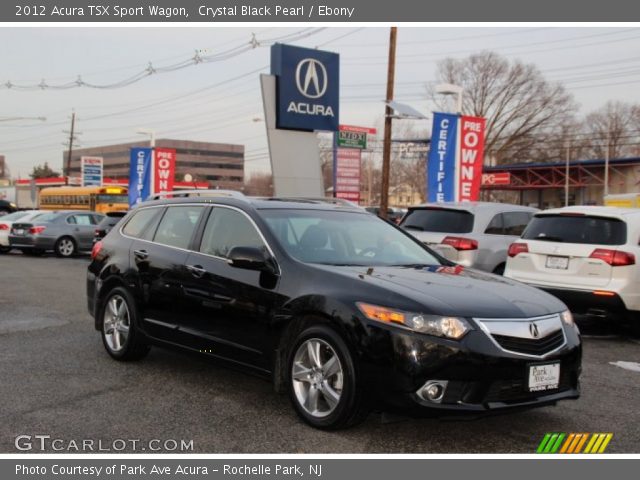 2012 Acura TSX Sport Wagon in Crystal Black Pearl
