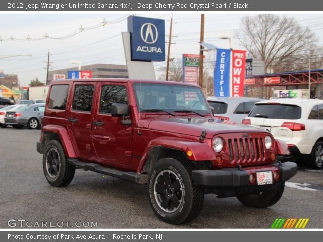 2012 Jeep Wrangler Unlimited Sahara 4x4 in Deep Cherry Red Crystal Pearl