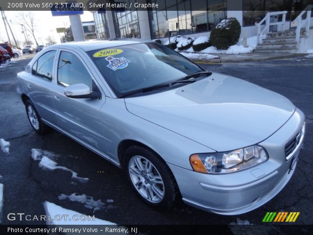 2008 Volvo S60 2.5T AWD in Silver Metallic