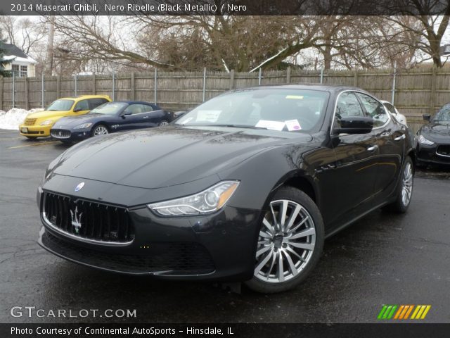 2014 Maserati Ghibli  in Nero Ribelle (Black Metallic)