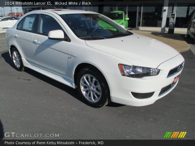 2014 Mitsubishi Lancer ES in Wicked White