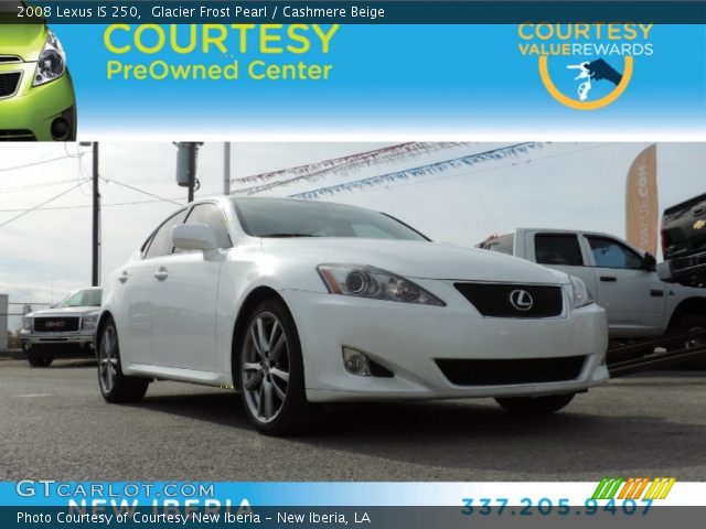 2008 Lexus IS 250 in Glacier Frost Pearl