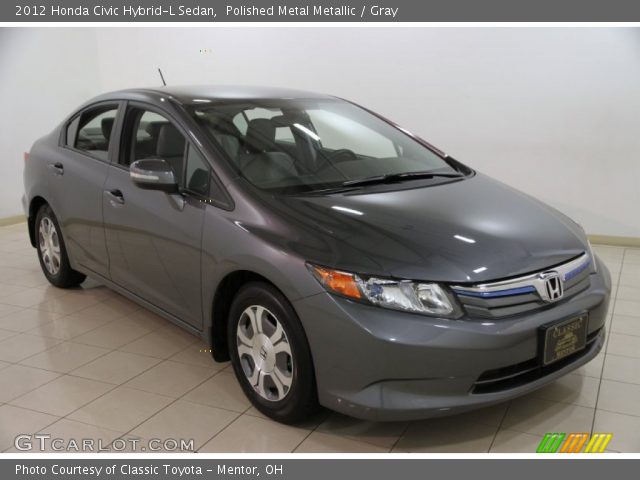 2012 Honda Civic Hybrid-L Sedan in Polished Metal Metallic