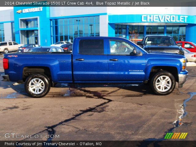 2014 Chevrolet Silverado 1500 LT Crew Cab 4x4 in Blue Topaz Metallic