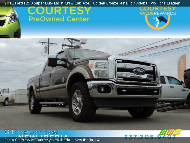 2011 Ford F250 Super Duty Lariat Crew Cab 4x4 in Golden Bronze Metallic