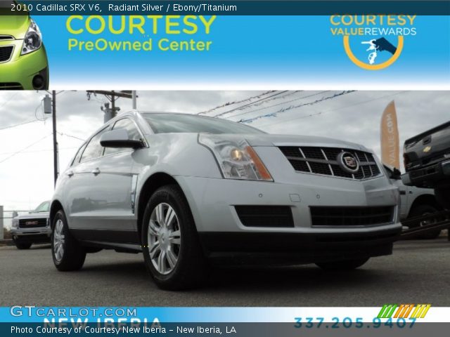 2010 Cadillac SRX V6 in Radiant Silver