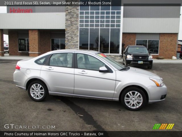 2011 Ford Focus SEL Sedan in Ingot Silver Metallic