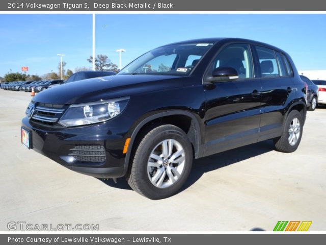 2014 Volkswagen Tiguan S in Deep Black Metallic