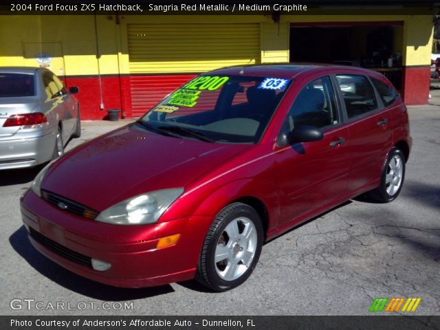 2004 Ford Focus ZX5 Hatchback in Sangria Red Metallic