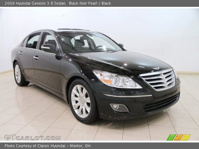2009 Hyundai Genesis 3.8 Sedan in Black Noir Pearl