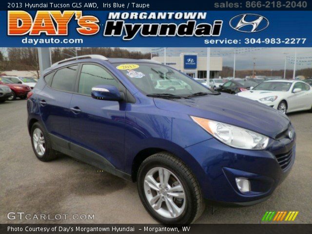 2013 Hyundai Tucson GLS AWD in Iris Blue