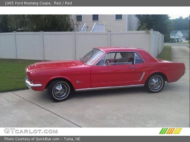 1965 Ford Mustang Coupe in Red