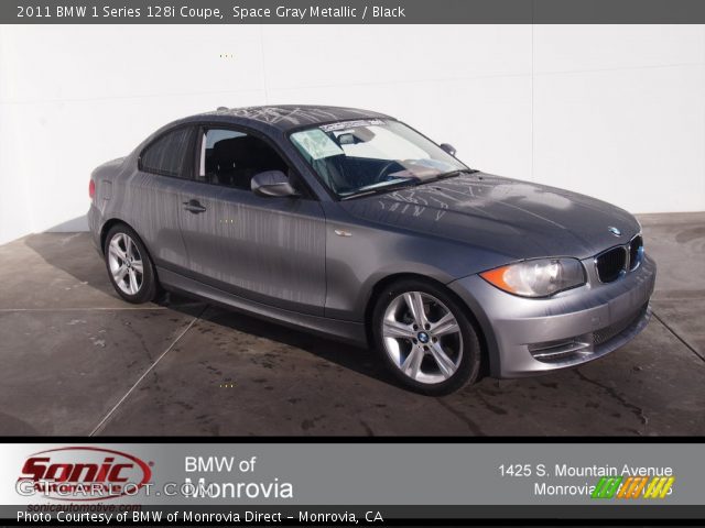 2011 BMW 1 Series 128i Coupe in Space Gray Metallic