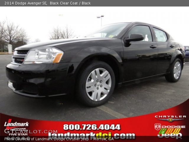 2014 Dodge Avenger SE in Black Clear Coat