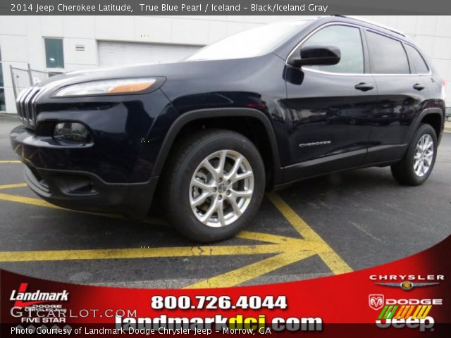 2014 Jeep Cherokee Latitude in True Blue Pearl