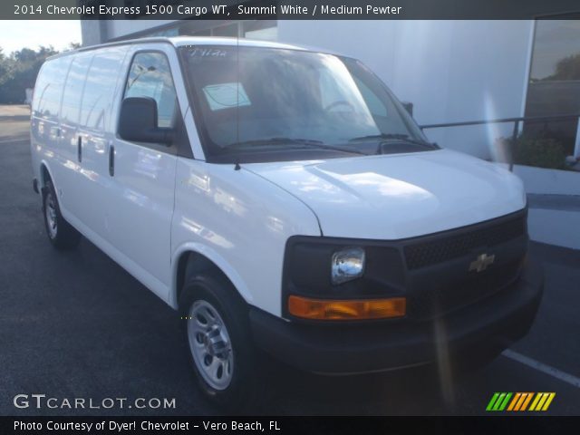 2014 Chevrolet Express 1500 Cargo WT in Summit White