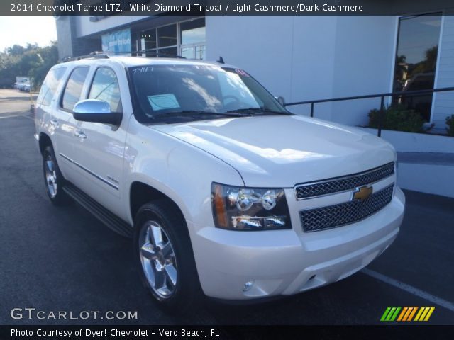 2014 Chevrolet Tahoe LTZ in White Diamond Tricoat