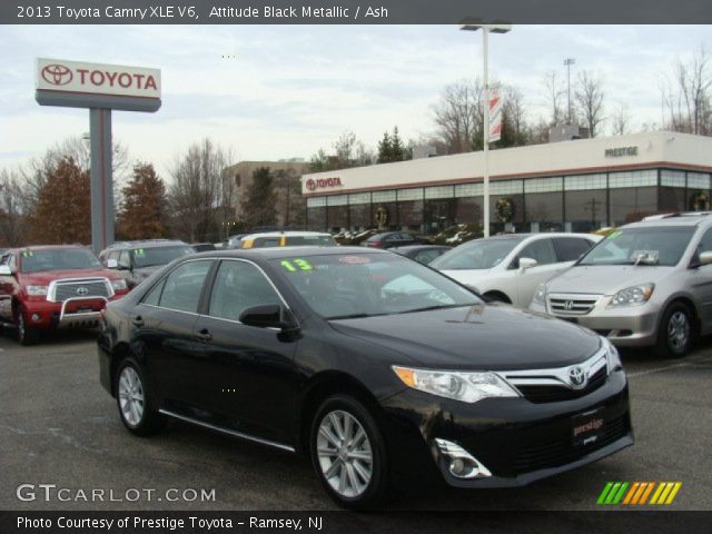 2013 Toyota Camry XLE V6 in Attitude Black Metallic