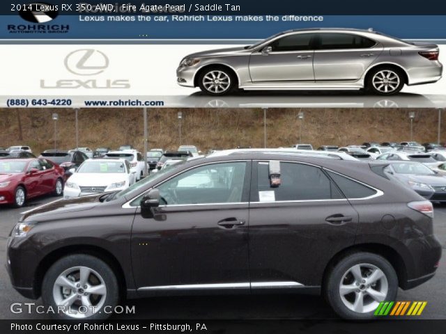 2014 Lexus RX 350 AWD in Fire Agate Pearl