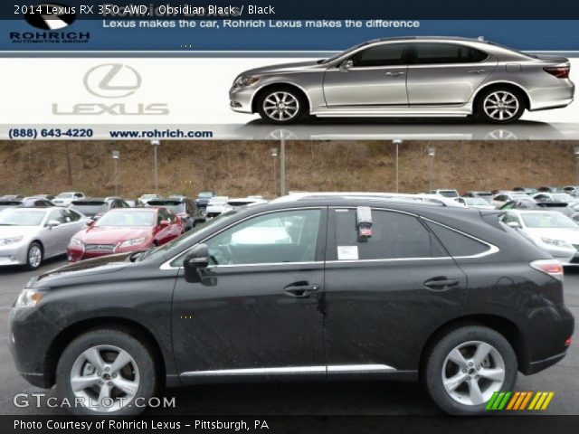 2014 Lexus RX 350 AWD in Obsidian Black