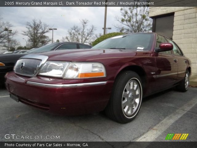2005 Mercury Grand Marquis LS in Dark Toreador Red Metallic