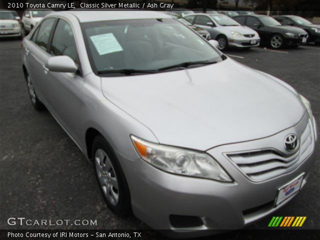 2010 Toyota Camry LE in Classic Silver Metallic