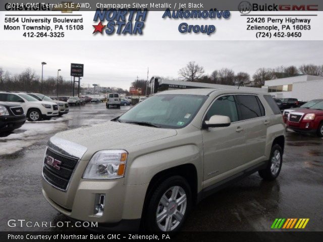 2014 GMC Terrain SLE AWD in Champagne Silver Metallic