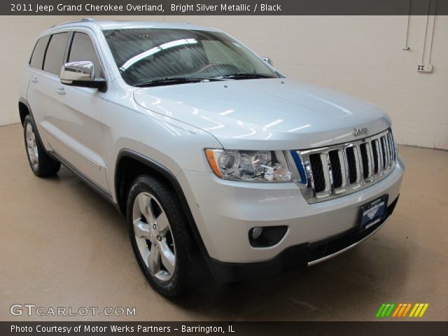 2011 Jeep Grand Cherokee Overland in Bright Silver Metallic