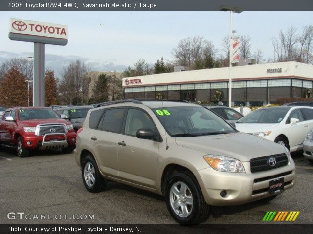 2008 Toyota RAV4 4WD in Savannah Metallic