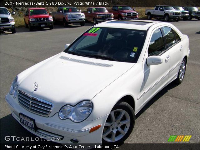 2007 Mercedes-Benz C 280 Luxury in Arctic White