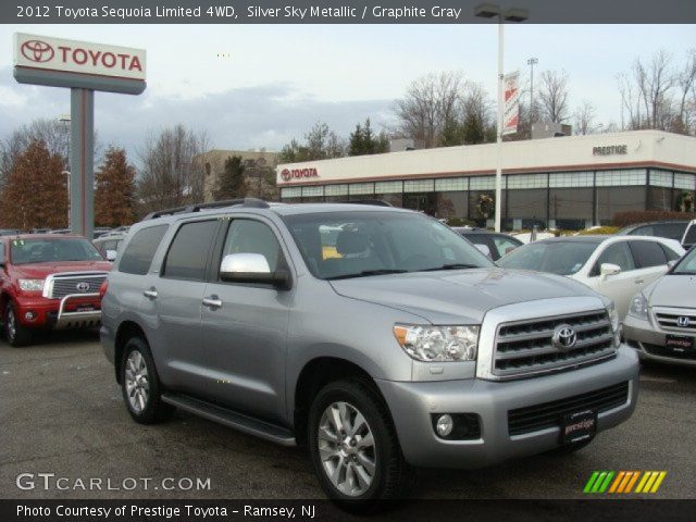 2012 Toyota Sequoia Limited 4WD in Silver Sky Metallic