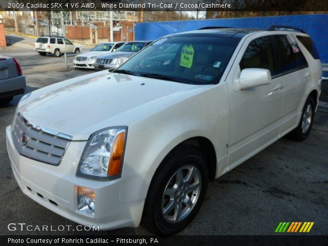 2009 Cadillac SRX 4 V6 AWD in White Diamond Tri-Coat