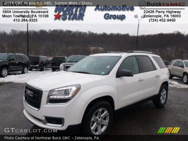 2014 GMC Acadia SLE AWD in Summit White