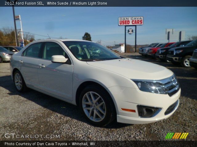2012 Ford Fusion SEL in White Suede