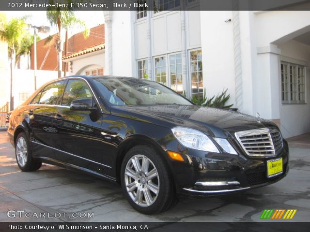 2012 Mercedes-Benz E 350 Sedan in Black