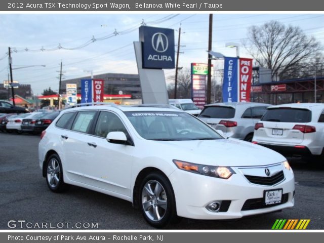 2012 Acura TSX Technology Sport Wagon in Bellanova White Pearl