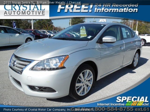 2013 Nissan Sentra SL in Brilliant Silver Metallic