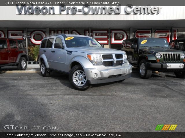 2011 Dodge Nitro Heat 4x4 in Bright Silver Metallic