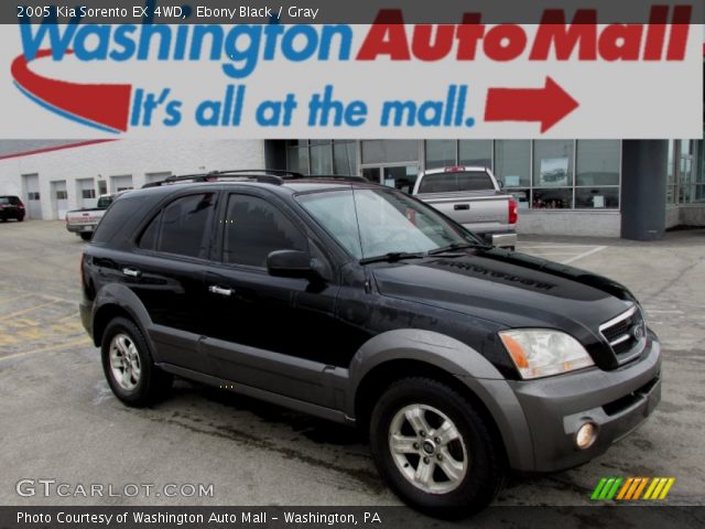 2005 Kia Sorento EX 4WD in Ebony Black