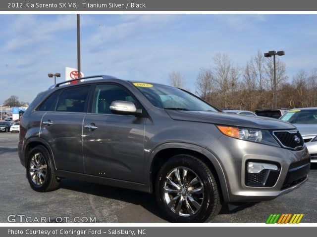 2012 Kia Sorento SX V6 in Titanium Silver