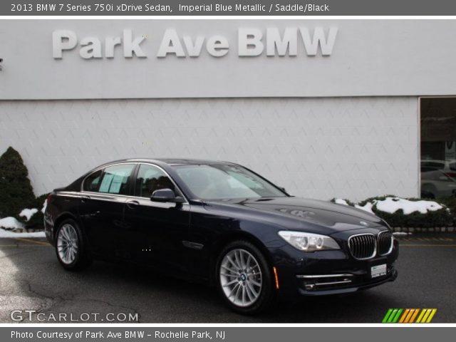 2013 BMW 7 Series 750i xDrive Sedan in Imperial Blue Metallic