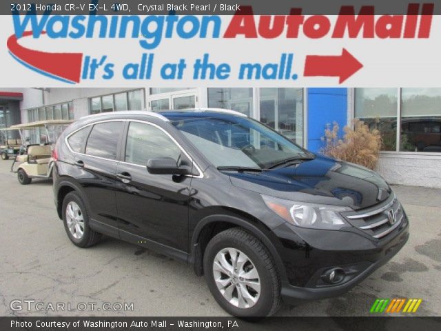 2012 Honda CR-V EX-L 4WD in Crystal Black Pearl