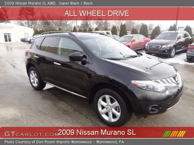 2009 Nissan Murano SL AWD in Super Black