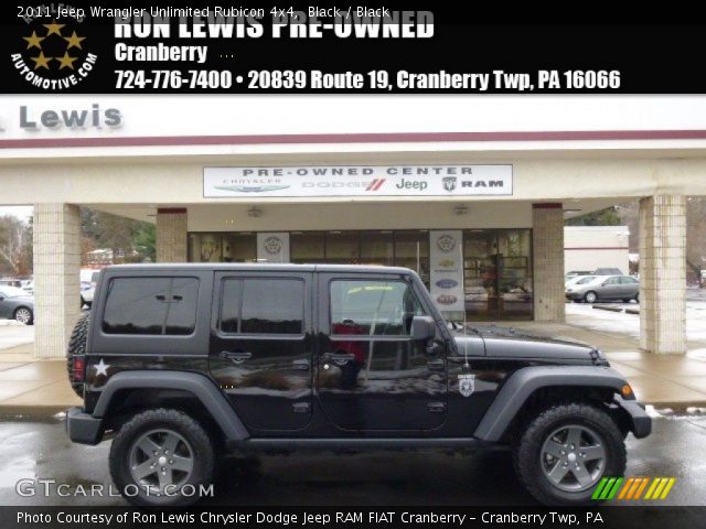 2011 Jeep Wrangler Unlimited Rubicon 4x4 in Black