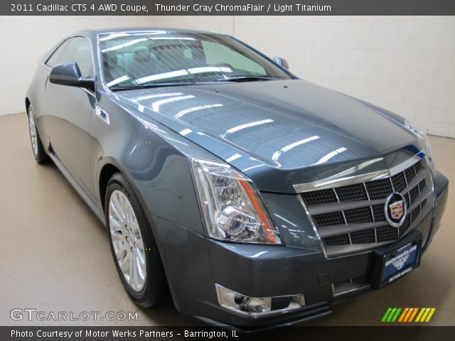 2011 Cadillac CTS 4 AWD Coupe in Thunder Gray ChromaFlair