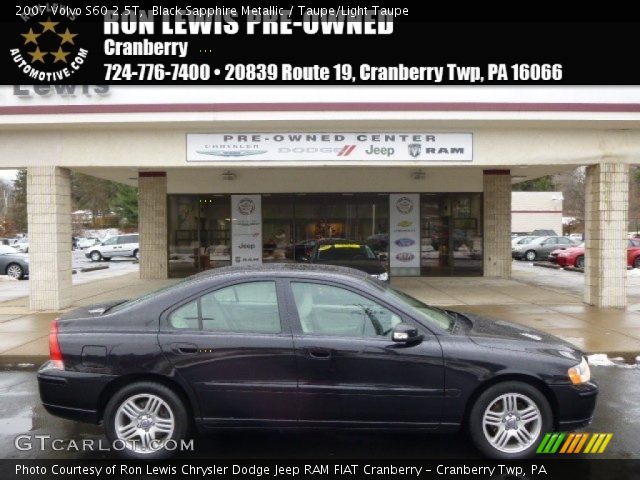 2007 Volvo S60 2.5T in Black Sapphire Metallic